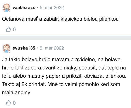 Obklad na uzliny na krku skúsenosti Modrykonik