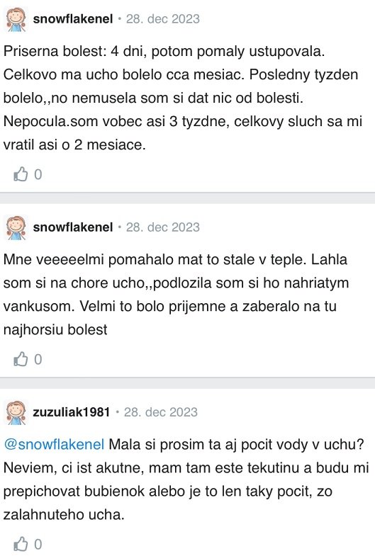 Ako dlho trvá zápal stredného ucha skúsenosti Modrykonik