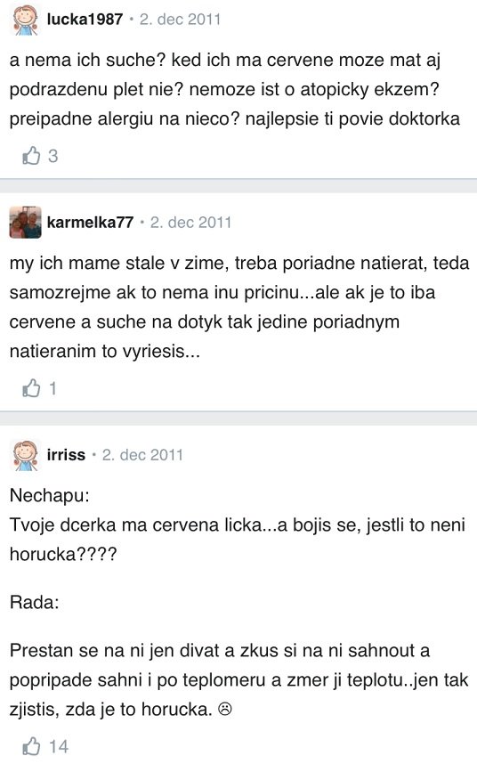 Čo signalizujú červené líca u detí? skúsenosti Modrykonik