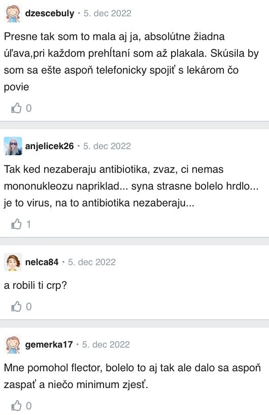 Angína liečba diskusia Modrykonik