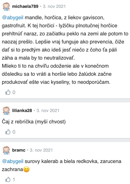 Čo na pálenie záhy v tehotenstve? diskusia Modrykonik