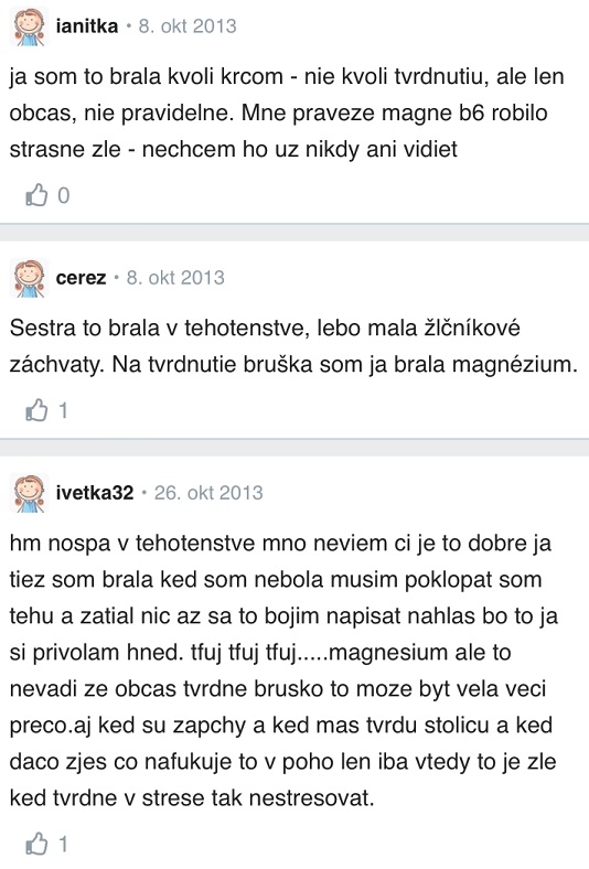 No-Spa v tehotenstve skúsenosti Modrykonik