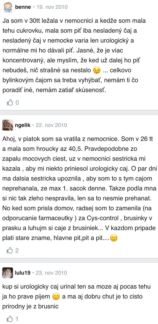 Urologický aj v tehotenstve skúsenosti Modrykonik